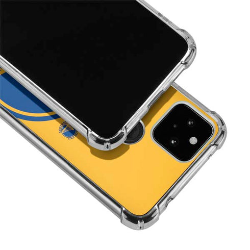 NBA Golden State Warriors Large Logo Google Pixel 5a 5G Clear Case